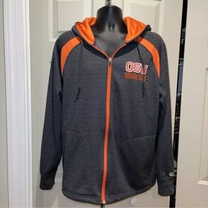 Men's Colosseum Oregon State Beavers Full-Zip Jacket Large Embroidered
